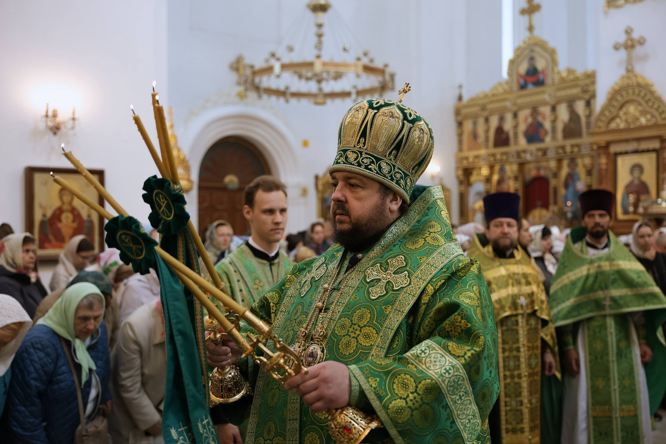 Богослужение в праздник Святой Троицы